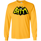 T-Shirts Gold / S Hello Batty Men's Long Sleeve T-Shirt