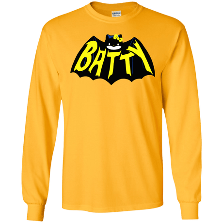 T-Shirts Gold / S Hello Batty Men's Long Sleeve T-Shirt