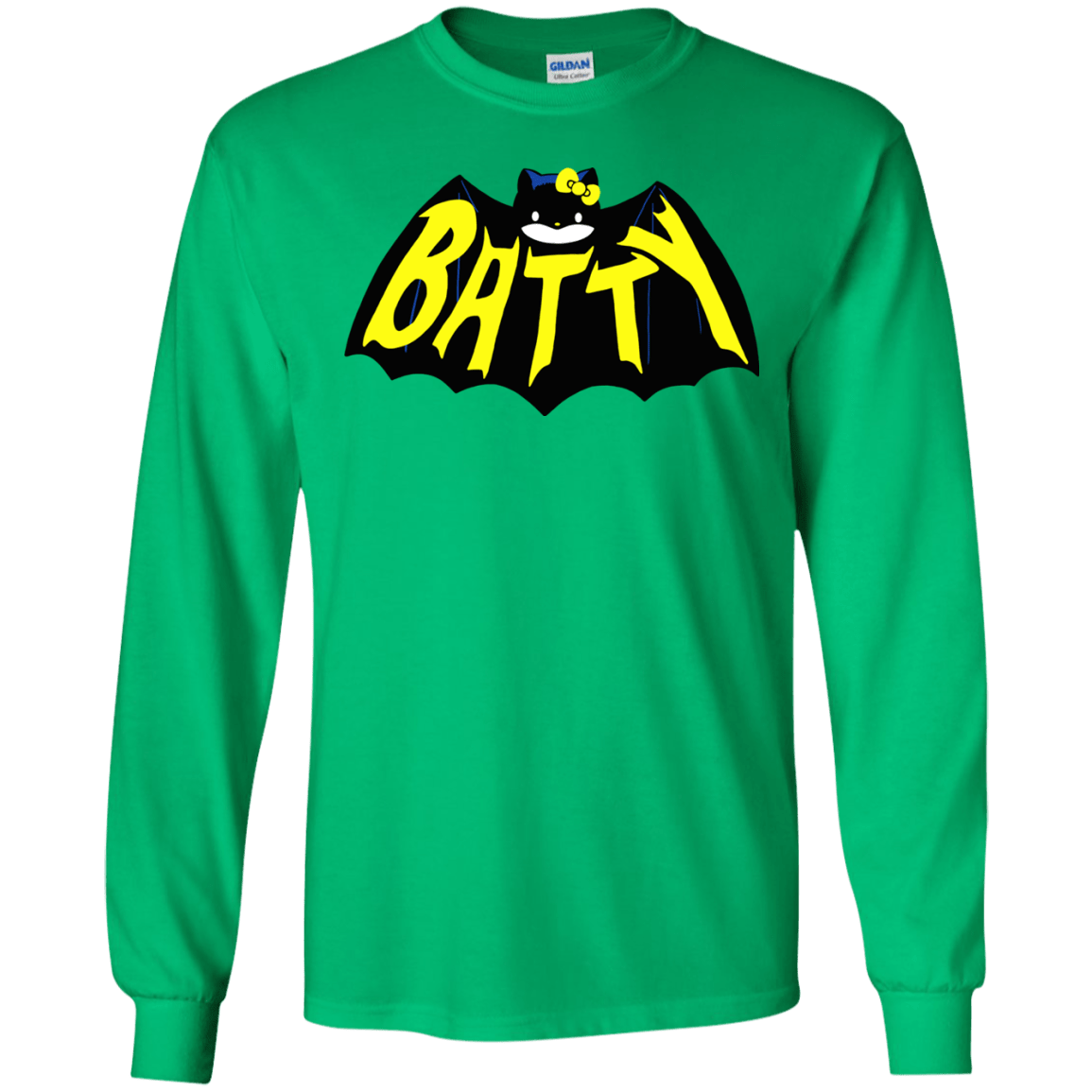 T-Shirts Irish Green / S Hello Batty Men's Long Sleeve T-Shirt