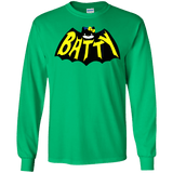 T-Shirts Irish Green / S Hello Batty Men's Long Sleeve T-Shirt