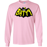 T-Shirts Light Pink / S Hello Batty Men's Long Sleeve T-Shirt