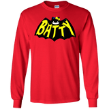 T-Shirts Red / S Hello Batty Men's Long Sleeve T-Shirt