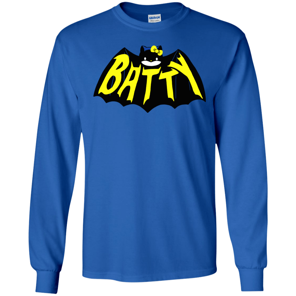 T-Shirts Royal / S Hello Batty Men's Long Sleeve T-Shirt