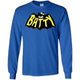 T-Shirts Royal / S Hello Batty Men's Long Sleeve T-Shirt