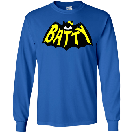 T-Shirts Royal / S Hello Batty Men's Long Sleeve T-Shirt