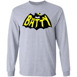 T-Shirts Sport Grey / S Hello Batty Men's Long Sleeve T-Shirt