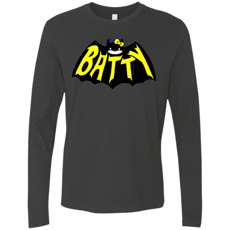T-Shirts Heavy Metal / S Hello Batty Men's Premium Long Sleeve