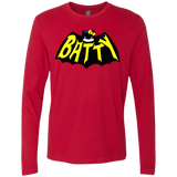 T-Shirts Red / S Hello Batty Men's Premium Long Sleeve