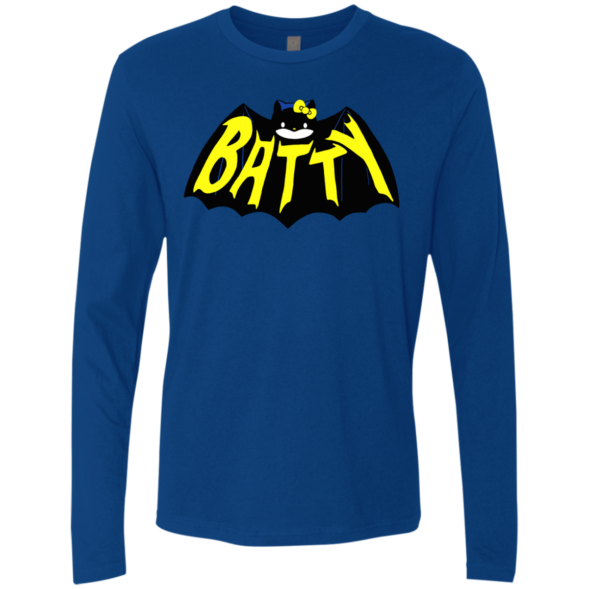 T-Shirts Royal / S Hello Batty Men's Premium Long Sleeve