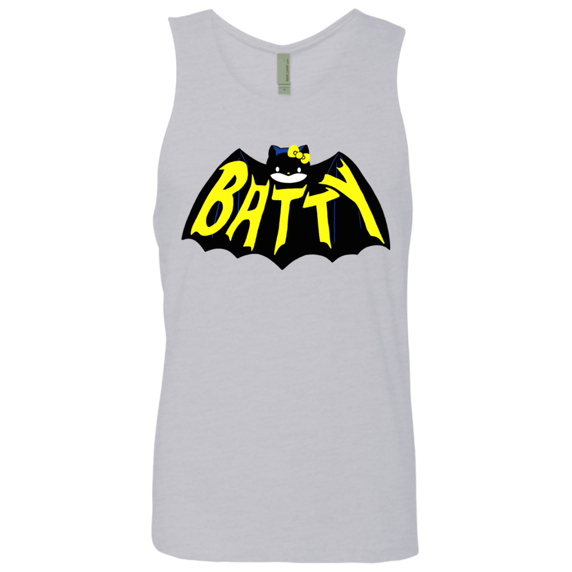 T-Shirts Heather Grey / S Hello Batty Men's Premium Tank Top