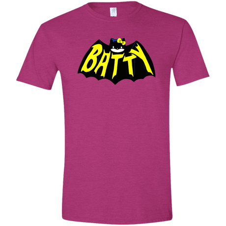 T-Shirts Antique Heliconia / S Hello Batty Men's Semi-Fitted Softstyle