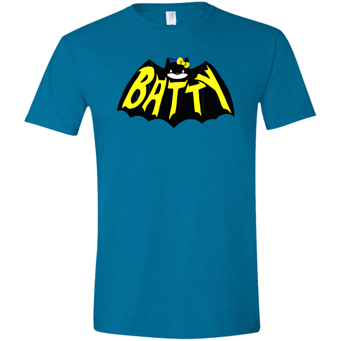 T-Shirts Antique Sapphire / S Hello Batty Men's Semi-Fitted Softstyle