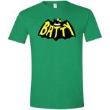T-Shirts Heather Irish Green / S Hello Batty Men's Semi-Fitted Softstyle