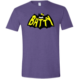 T-Shirts Heather Purple / S Hello Batty Men's Semi-Fitted Softstyle