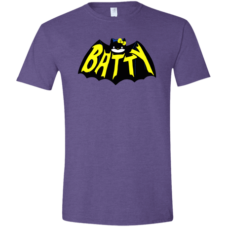 T-Shirts Heather Purple / S Hello Batty Men's Semi-Fitted Softstyle