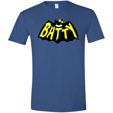 T-Shirts Heather Royal / X-Small Hello Batty Men's Semi-Fitted Softstyle