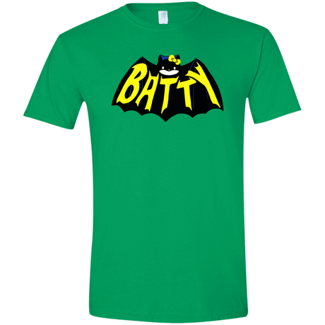 T-Shirts Irish Green / S Hello Batty Men's Semi-Fitted Softstyle