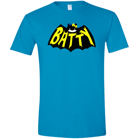 T-Shirts Sapphire / S Hello Batty Men's Semi-Fitted Softstyle