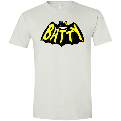 T-Shirts White / X-Small Hello Batty Men's Semi-Fitted Softstyle