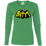 T-Shirts Irish Green / S Hello Batty Women's Long Sleeve T-Shirt