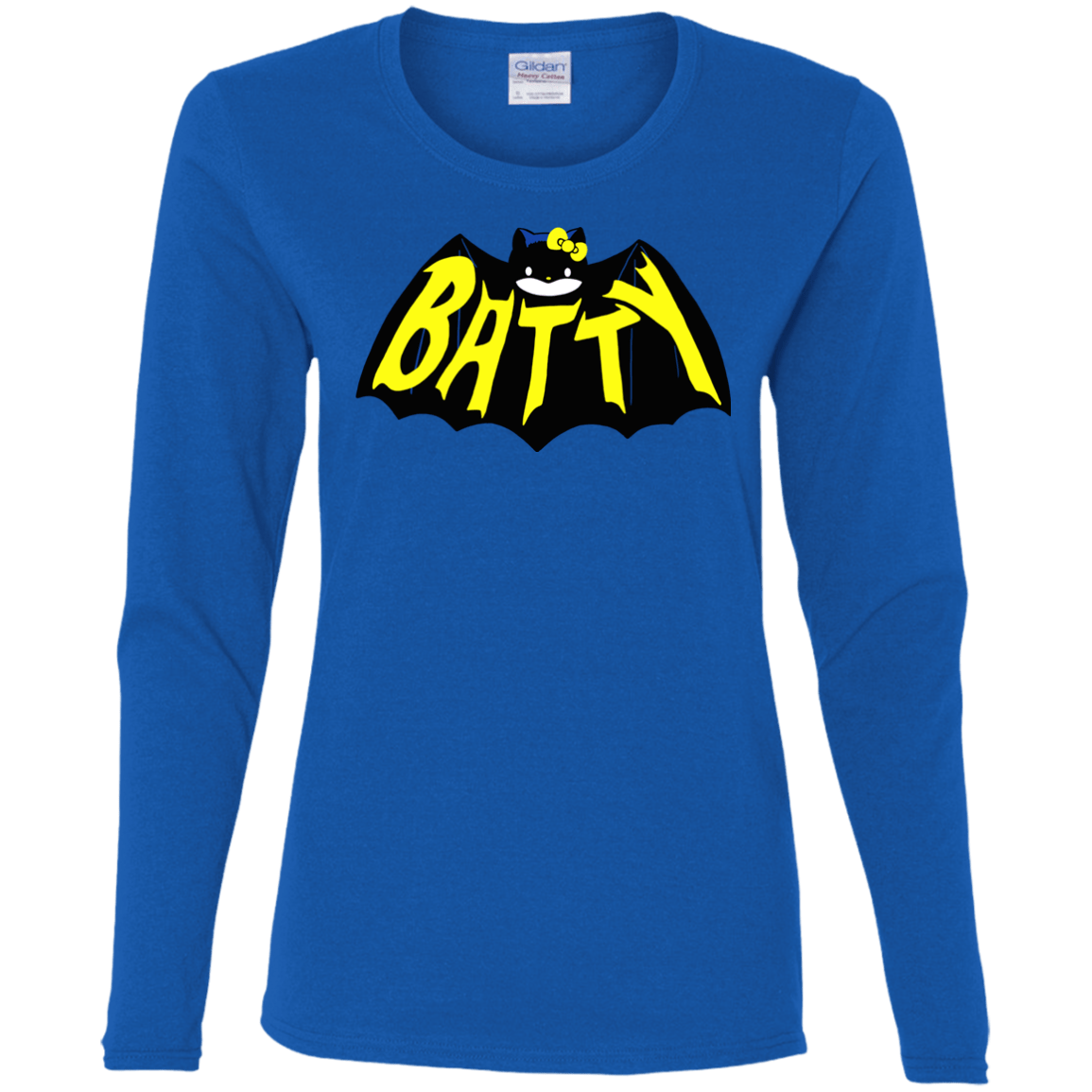 T-Shirts Royal / S Hello Batty Women's Long Sleeve T-Shirt