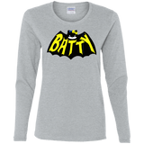 T-Shirts Sport Grey / S Hello Batty Women's Long Sleeve T-Shirt