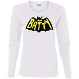 T-Shirts White / S Hello Batty Women's Long Sleeve T-Shirt