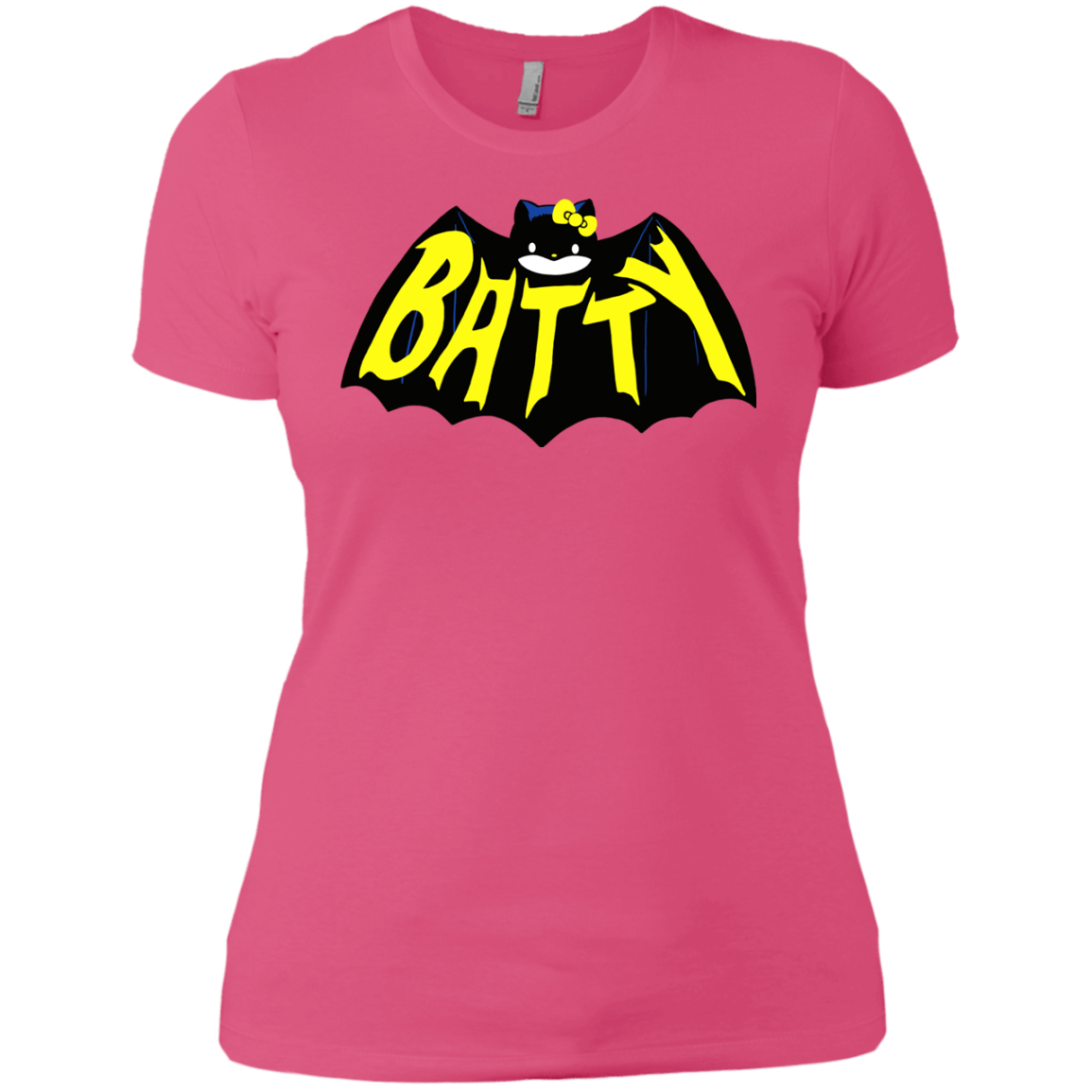 T-Shirts Hot Pink / X-Small Hello Batty Women's Premium T-Shirt