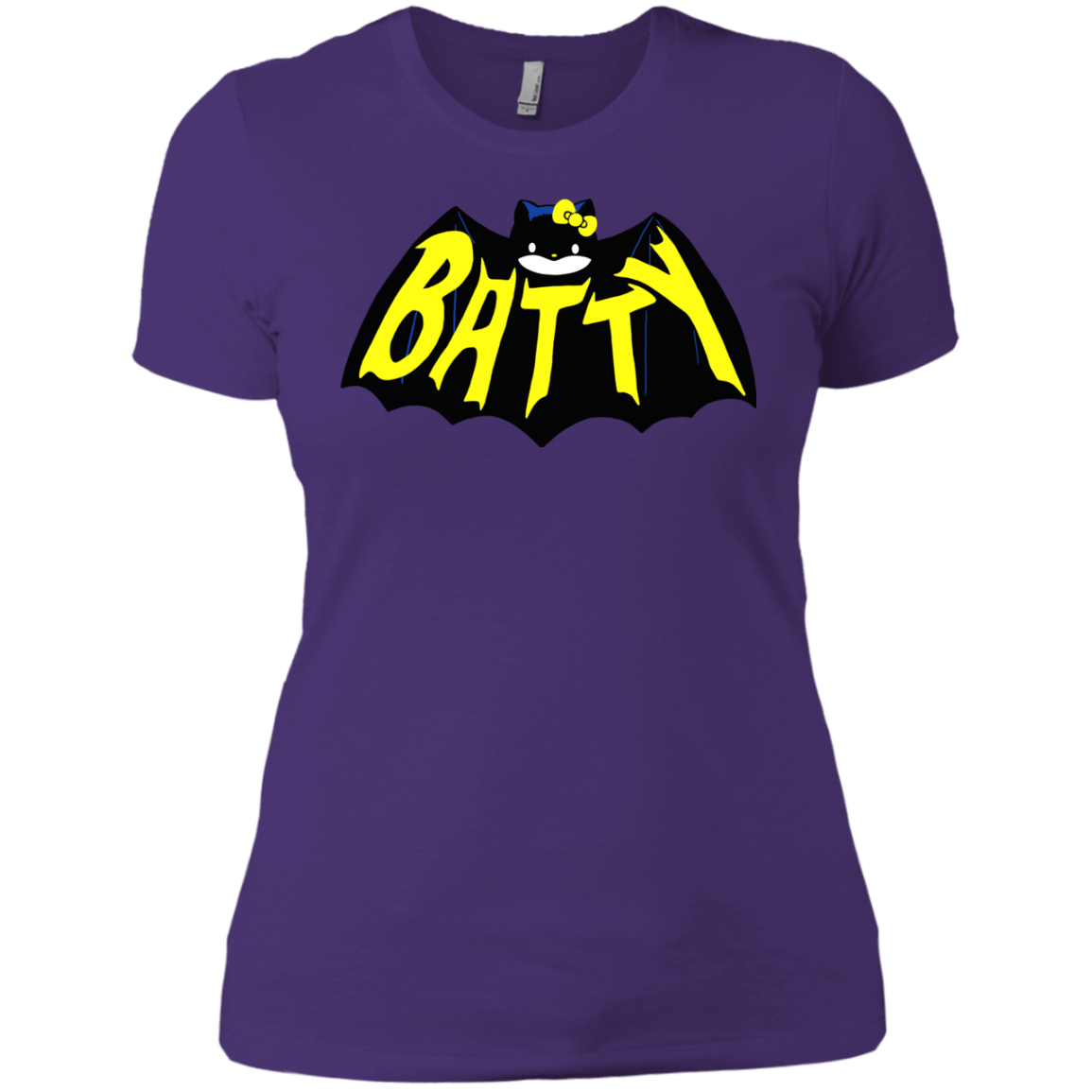 T-Shirts Purple Rush/ / X-Small Hello Batty Women's Premium T-Shirt