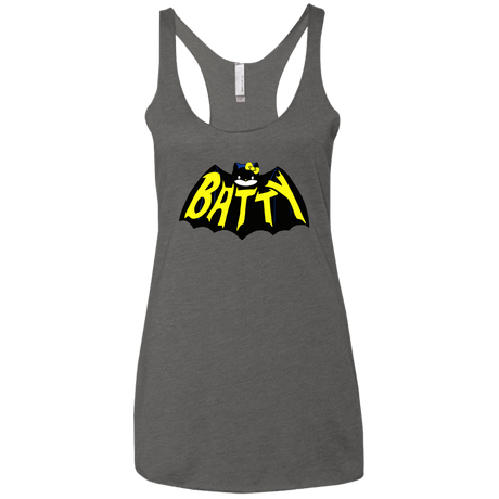 T-Shirts Premium Heather / X-Small Hello Batty Women's Triblend Racerback Tank