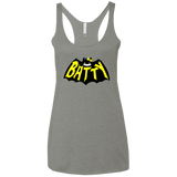 T-Shirts Venetian Grey / X-Small Hello Batty Women's Triblend Racerback Tank