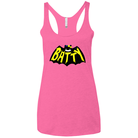 T-Shirts Vintage Pink / X-Small Hello Batty Women's Triblend Racerback Tank