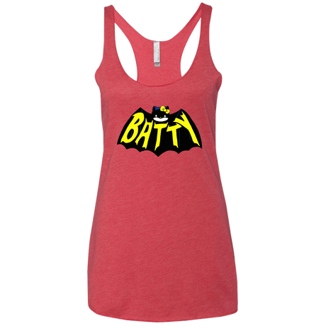 T-Shirts Vintage Red / X-Small Hello Batty Women's Triblend Racerback Tank