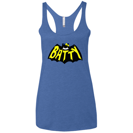 T-Shirts Vintage Royal / X-Small Hello Batty Women's Triblend Racerback Tank