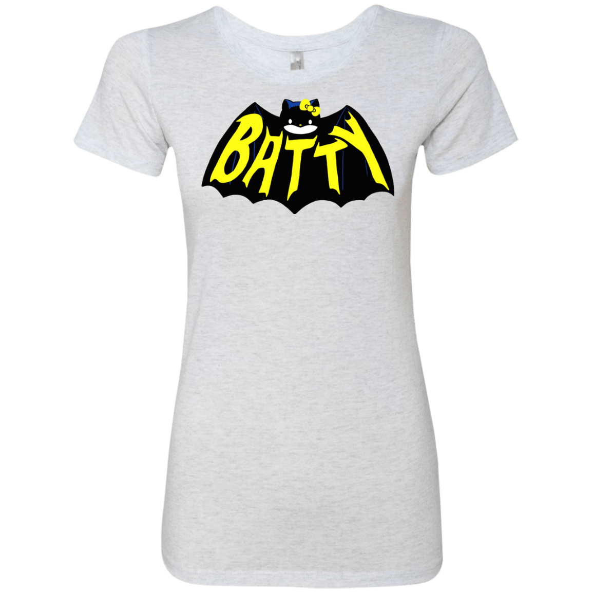 T-Shirts Heather White / S Hello Batty Women's Triblend T-Shirt