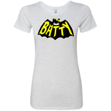 T-Shirts Heather White / S Hello Batty Women's Triblend T-Shirt