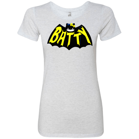 T-Shirts Heather White / S Hello Batty Women's Triblend T-Shirt