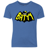 T-Shirts Vintage Royal / YXS Hello Batty Youth Triblend T-Shirt