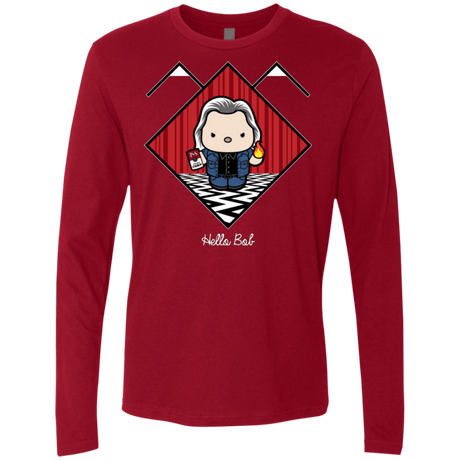 T-Shirts Cardinal / Small Hello Bob Men's Premium Long Sleeve