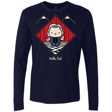 T-Shirts Midnight Navy / Small Hello Bob Men's Premium Long Sleeve