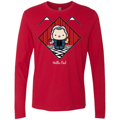 T-Shirts Red / Small Hello Bob Men's Premium Long Sleeve