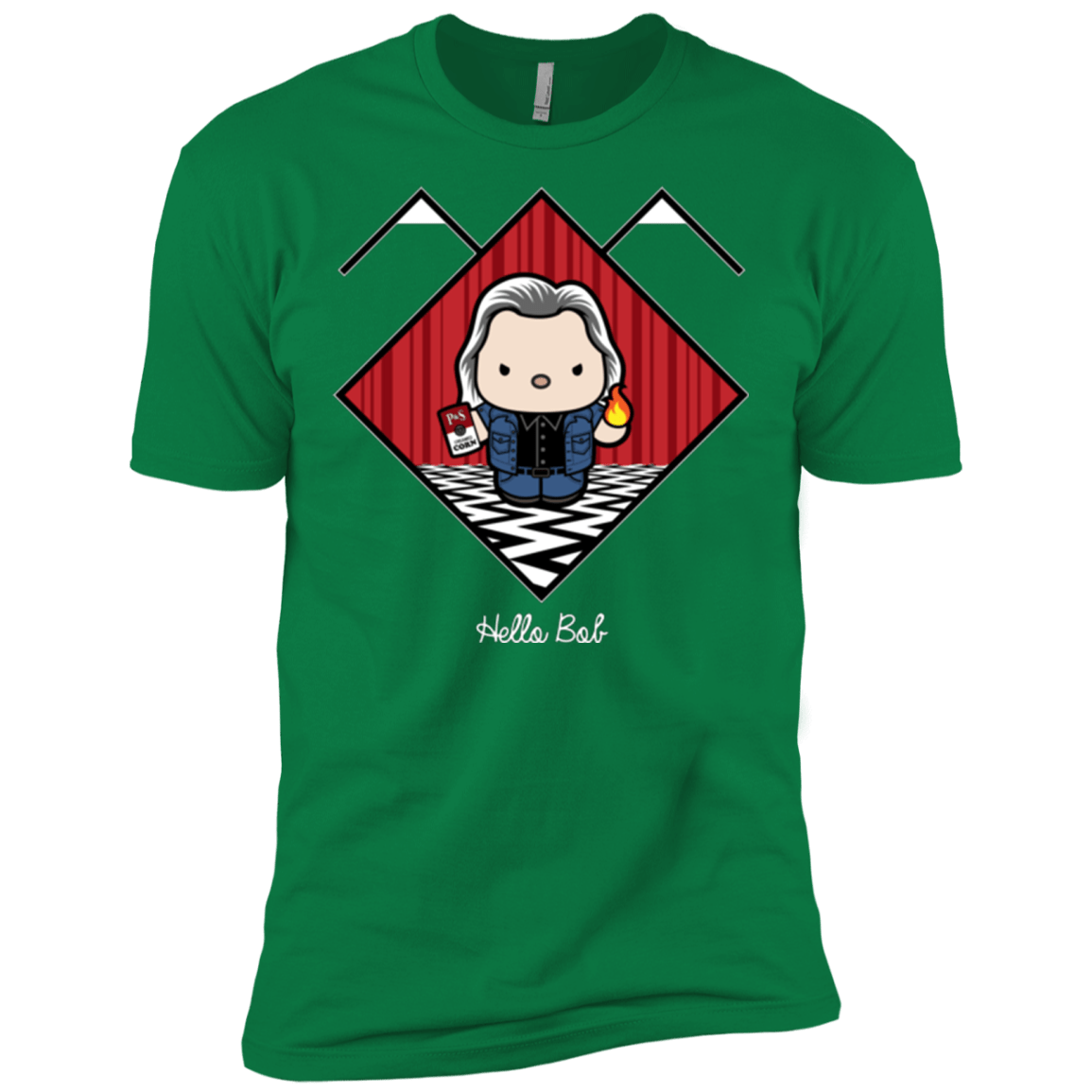 T-Shirts Kelly Green / X-Small Hello Bob Men's Premium T-Shirt