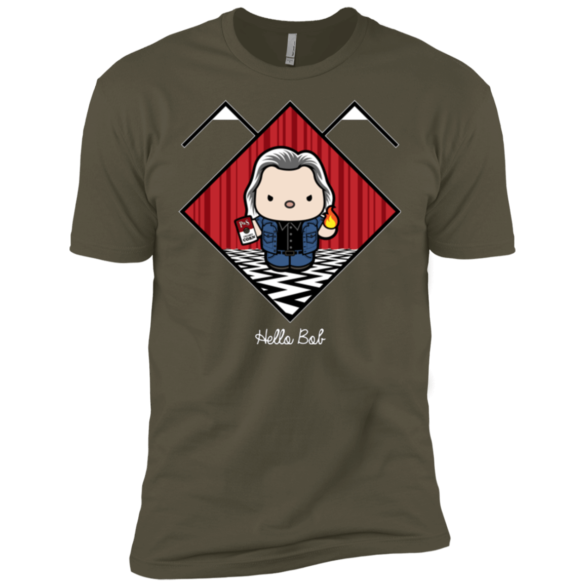 T-Shirts Military Green / X-Small Hello Bob Men's Premium T-Shirt