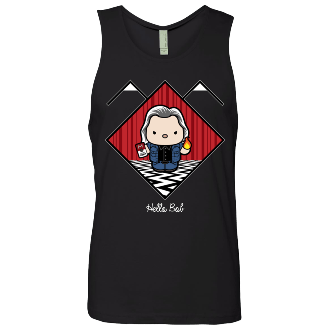 T-Shirts Black / Small Hello Bob Men's Premium Tank Top