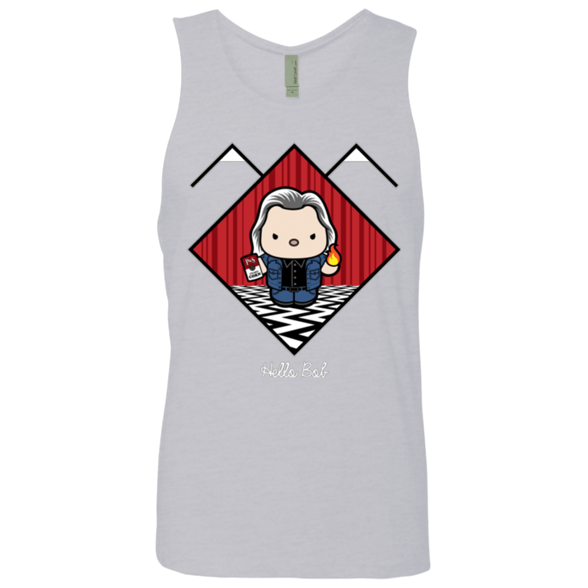 T-Shirts Heather Grey / Small Hello Bob Men's Premium Tank Top