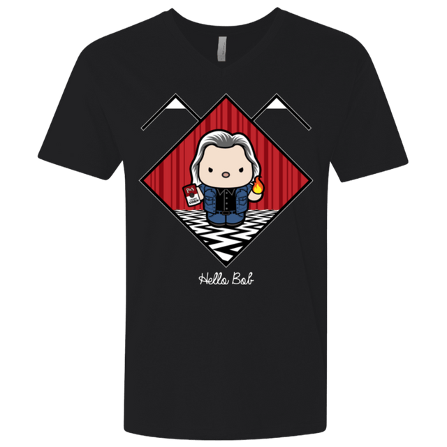 T-Shirts Black / X-Small Hello Bob Men's Premium V-Neck