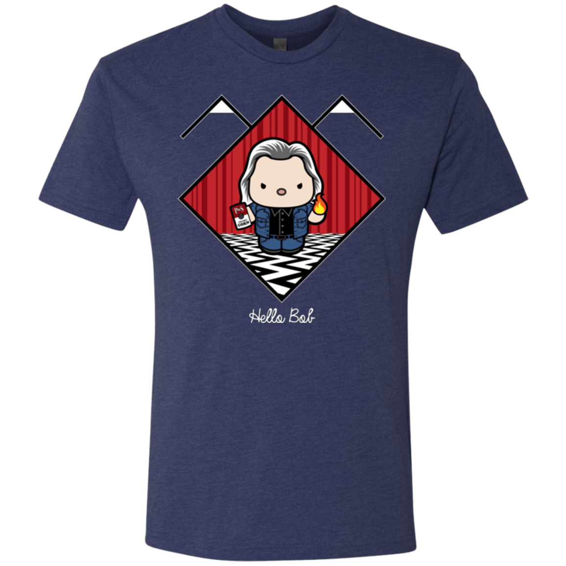 T-Shirts Vintage Navy / Small Hello Bob Men's Triblend T-Shirt