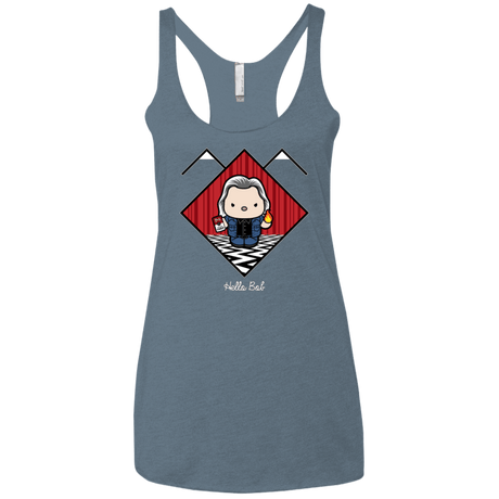 T-Shirts Indigo / X-Small Hello Bob Women's Triblend Racerback Tank
