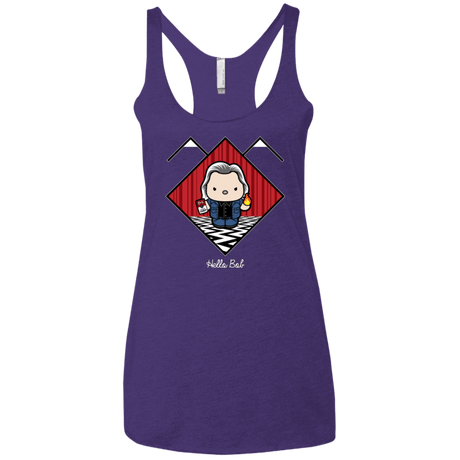 T-Shirts Purple / X-Small Hello Bob Women's Triblend Racerback Tank