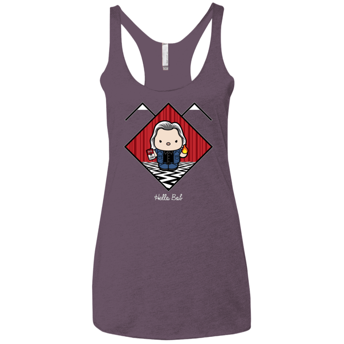 T-Shirts Vintage Purple / X-Small Hello Bob Women's Triblend Racerback Tank